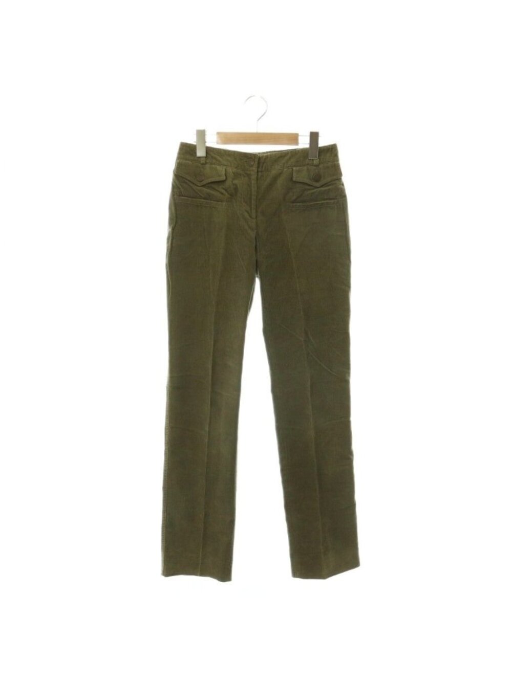 Dolce & Gabbana Pants Corduroy Straight Khaki 40